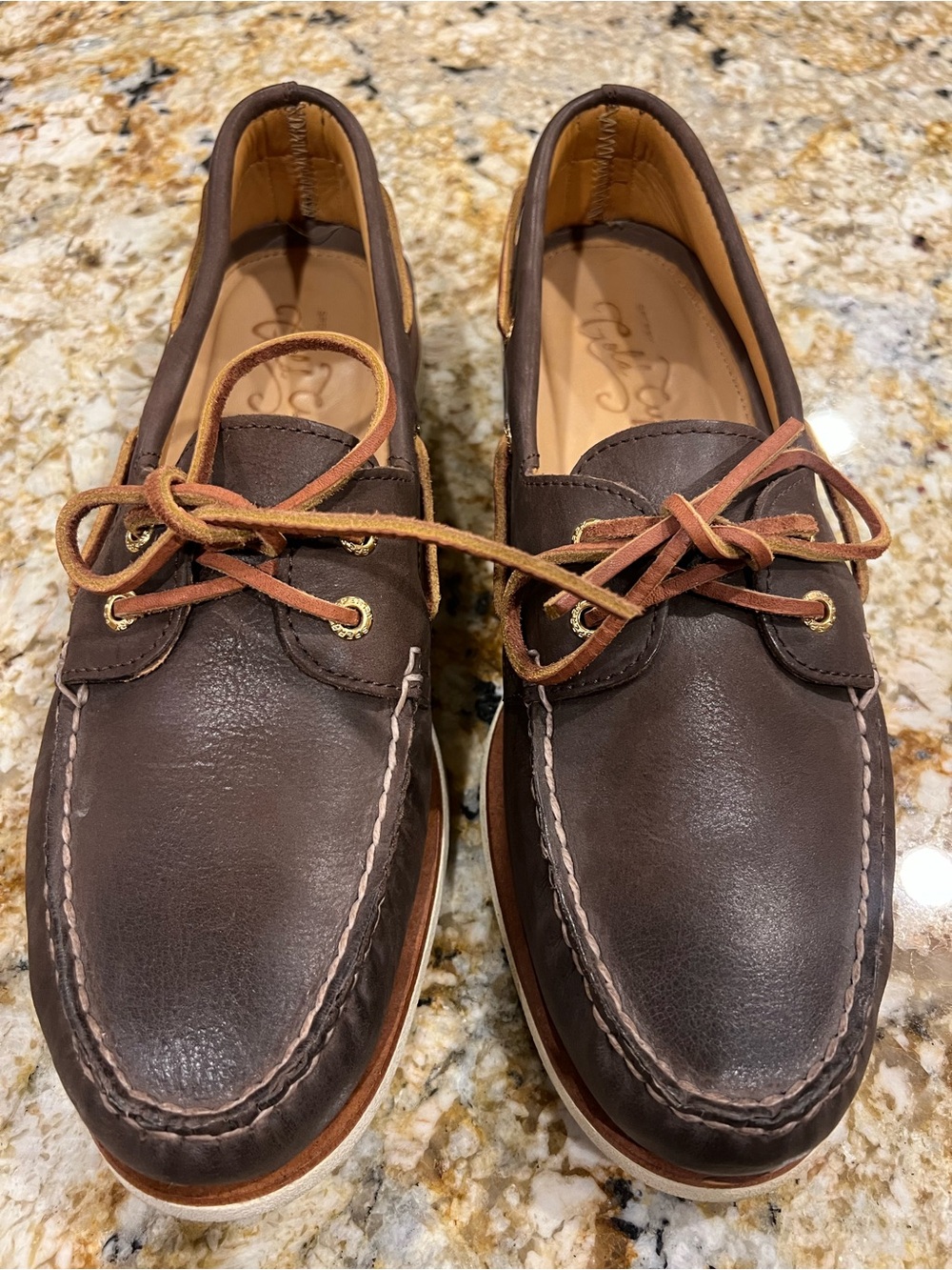 Sperry Gold Cup Chestnut Leather Boat Shoes